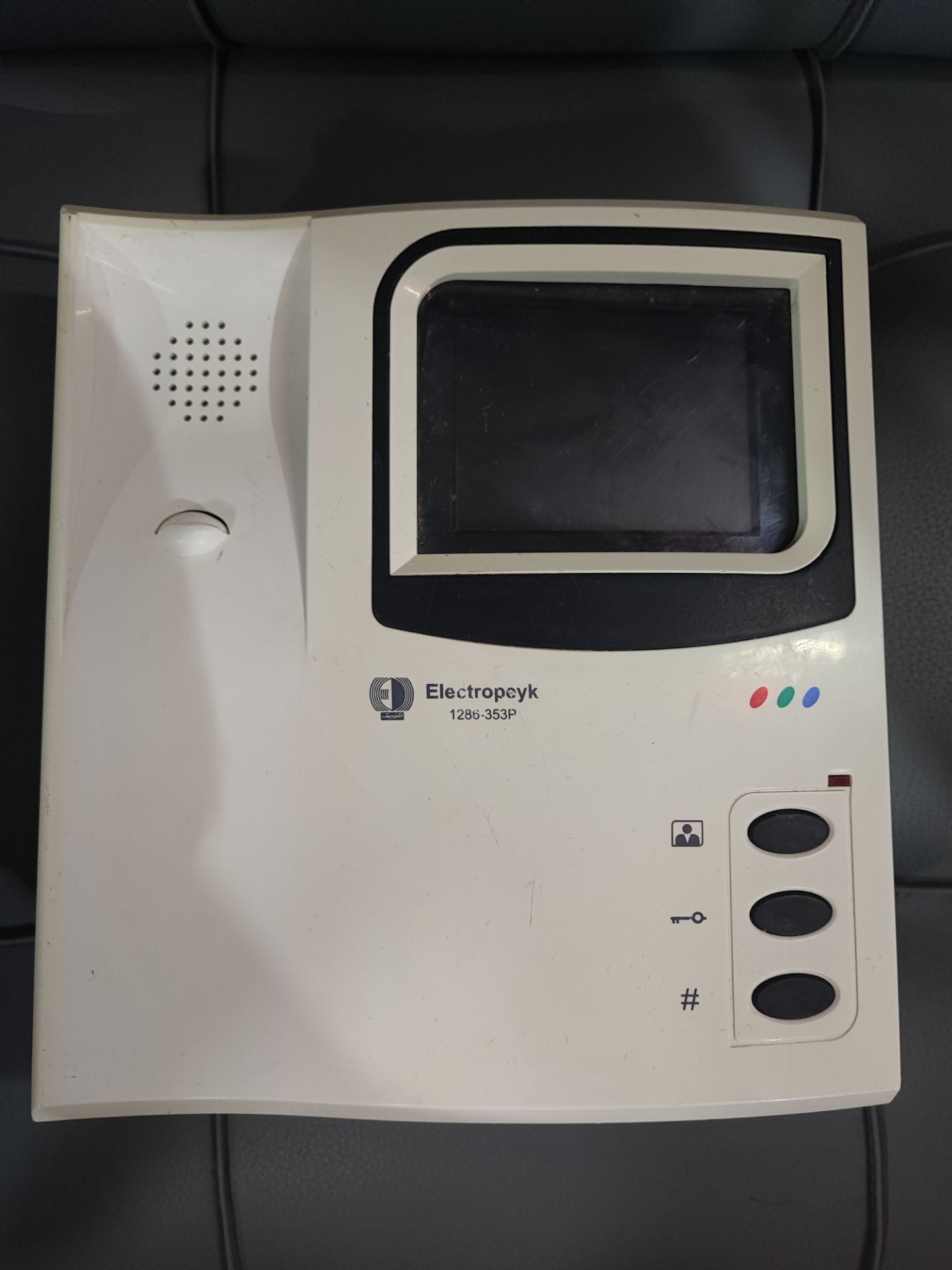 آیفون تصویری  1286 Electro peyk  رنگی -ایفون تصویری الکتروپیک_ پنل دربازکن تصویری الکتروپیک(استوک) 1286 353pبدون گوشی