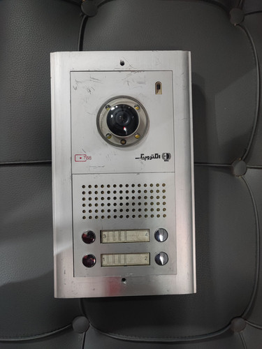 آیفون تصویری پنل بیرونی ۴واحدی الکتروپیک دوربین رنگی Electropeyk پنل جلودری |( استوک )Electro peyk پنل دربازکن تصویری الکتروپیک