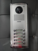 آیفون تصویری پنل بیرونی ۱۰ واحدی کماکس دوربین رنگی پنل جلودری |(استوک)commax کره ای پنل دربازکن تصویری کوماکس کره ای با سوییچر