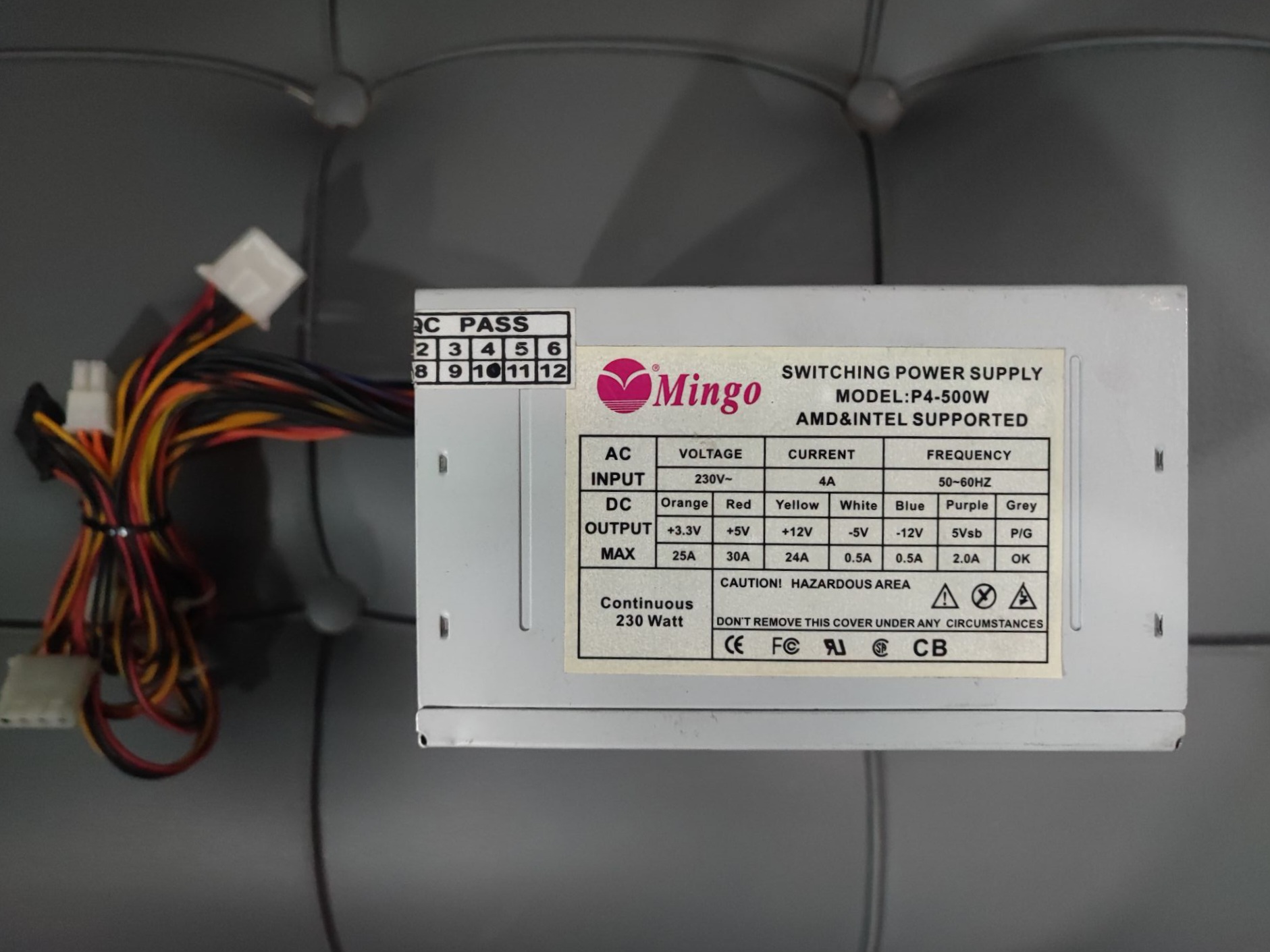 پاور Mingo  استوک سالم - با گارانتی یک  ماهه   P4-500w