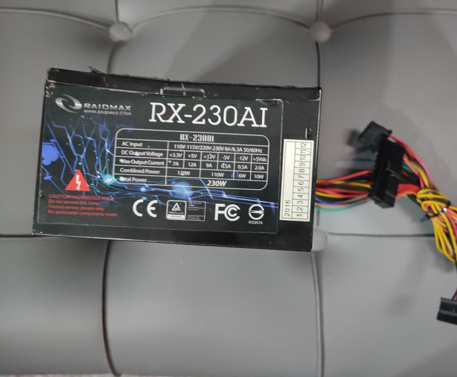 پاور   RX-230AI 230w  استوک سالم - با گارانتی یک ماهه