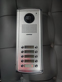 آیفون تصویری پنل بیرونی ۱۰ واحدی کماکس دوربین رنگی پنل جلودری |(استوک)commax کره ای پنل دربازکن تصویری کوماکس کره ای با سوییچر